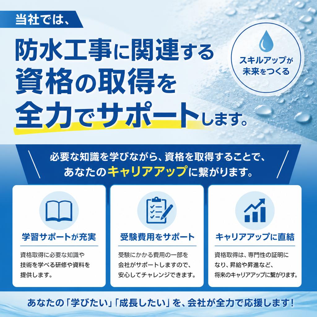 充実の資格取得支援制度